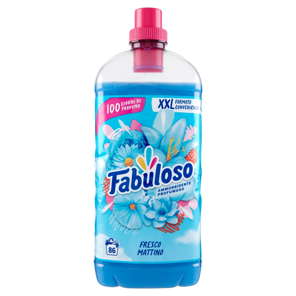 Fabuloso ammorbidente concentrato Fresco Mattino 86 lavaggi 1,9 L